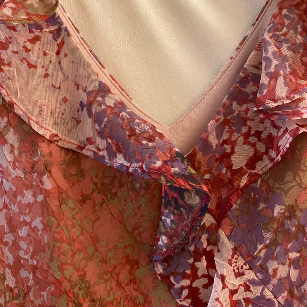 Pretty, Pink Slip-on Ruffled Dress - Picture 7 of 12